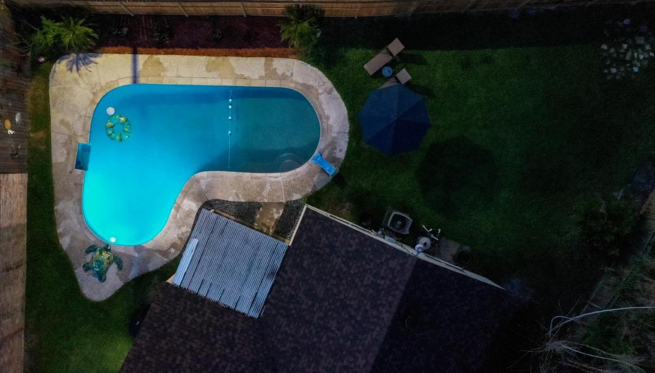 1976Houstongem Luminous Pvtpool & Hottub Dt20Mins For Lrg Families 6Beds 2Bath Villa Kültér fotó