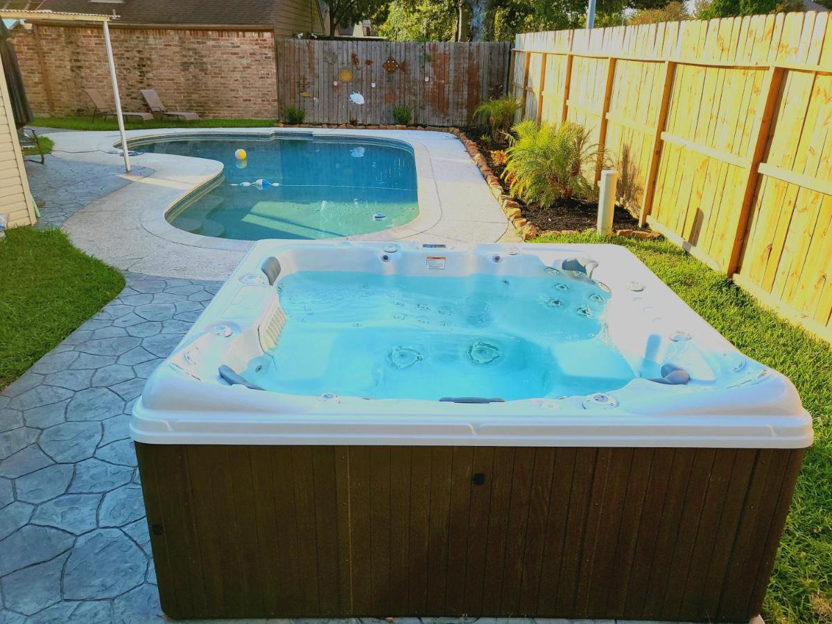 1976Houstongem Luminous Pvtpool & Hottub Dt20Mins For Lrg Families 6Beds 2Bath Villa Kültér fotó