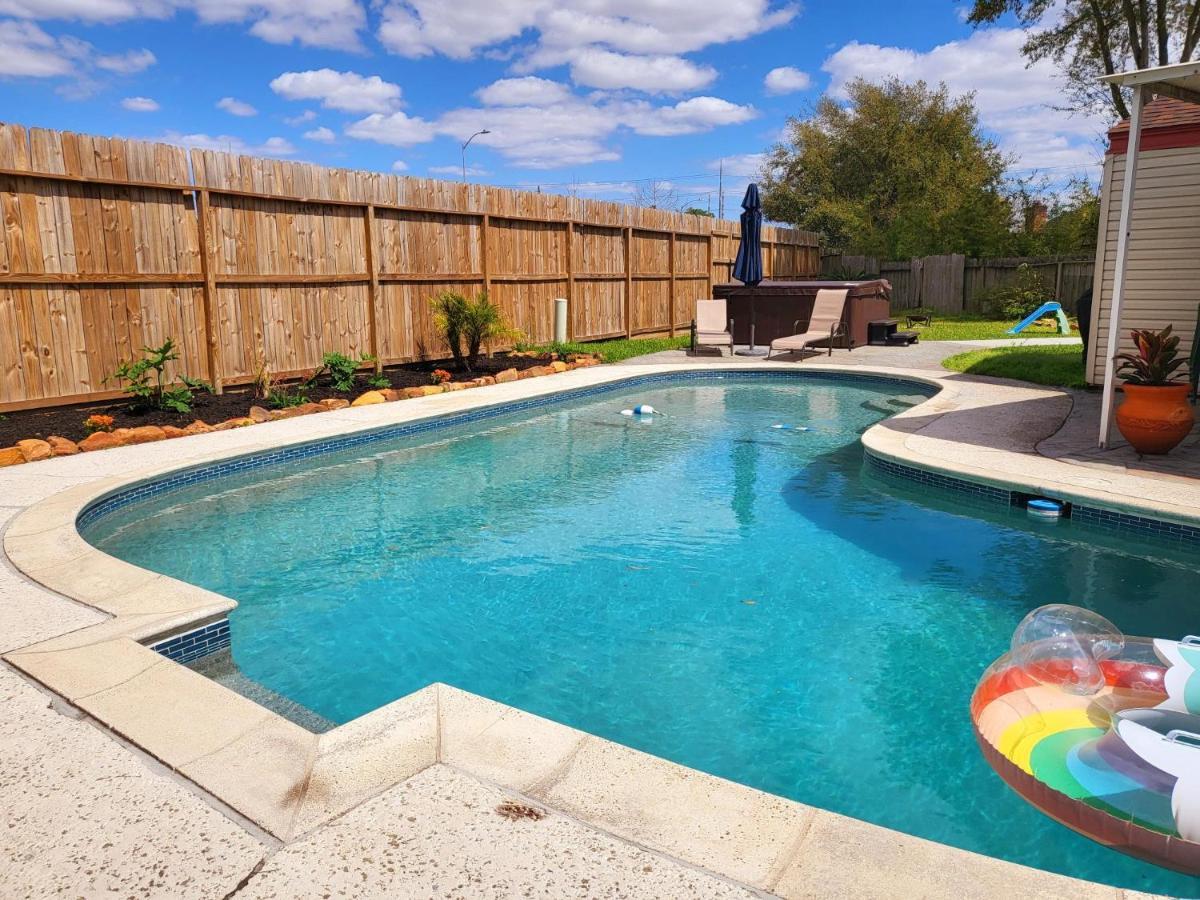 1976Houstongem Luminous Pvtpool & Hottub Dt20Mins For Lrg Families 6Beds 2Bath Villa Kültér fotó