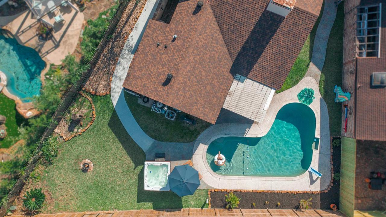 1976Houstongem Luminous Pvtpool & Hottub Dt20Mins For Lrg Families 6Beds 2Bath Villa Kültér fotó